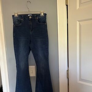 Classic Blue Flared Women's Jeans